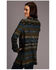 Stetson Women's Charcoal Southwestern Stripe Cardigan, Charcoal, hi-res