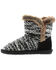 Lamo Footwear Girls' Black & White Sheepskin Boots, Black, hi-res