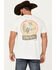 Image #1 - Wrangler Men's Boot Barn Exclusive Bucking Horse and Logo Short Sleeve Graphic T-Shirt, Cream, hi-res