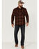 Image #3 - Ariat Men's Hiller Retro Plaid Snap Western Flannel Shirt, Maroon, hi-res