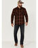 Image #3 - Ariat Men's Hiller Retro Plaid Snap Western Flannel Shirt , Maroon, hi-res