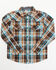 Image #1 - Cody James Toddler Boys' Bull Dobby Long Sleeve Snap Shirt, Dark Brown, hi-res
