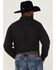 Ariat Men's Jurlington Retro Solid Pearl Snap Western Shirt , Charcoal, hi-res