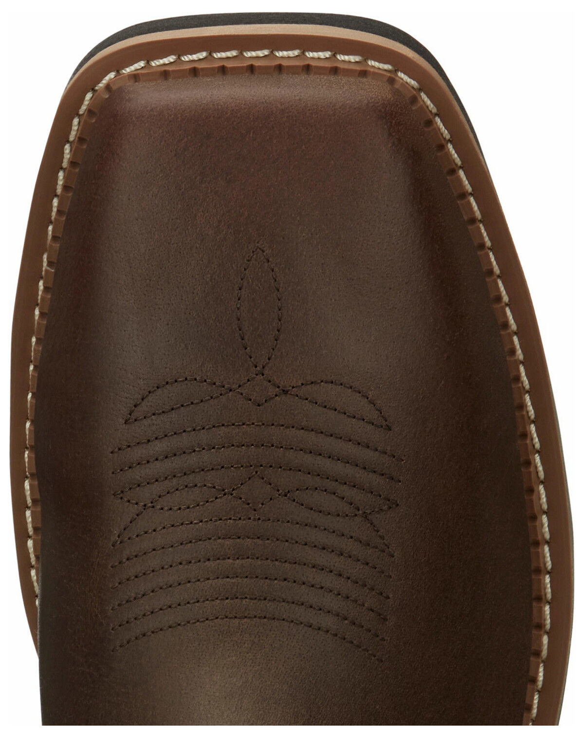 Image #6 - Justin Men's Boot Barn Exclusive Carbide Waterproof Western Work Boots - Composite Toe, Brown, hi-res