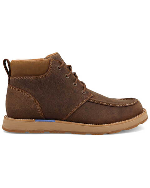 Image #2 - Twisted X Men's 6" CellStretch® Wedge Sole Casual Boots - Moc Toe, Brown, hi-res