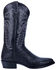 Image #2 - Dan Post Men's Winston Lizard Western Boots - Round Toe, Black, hi-res