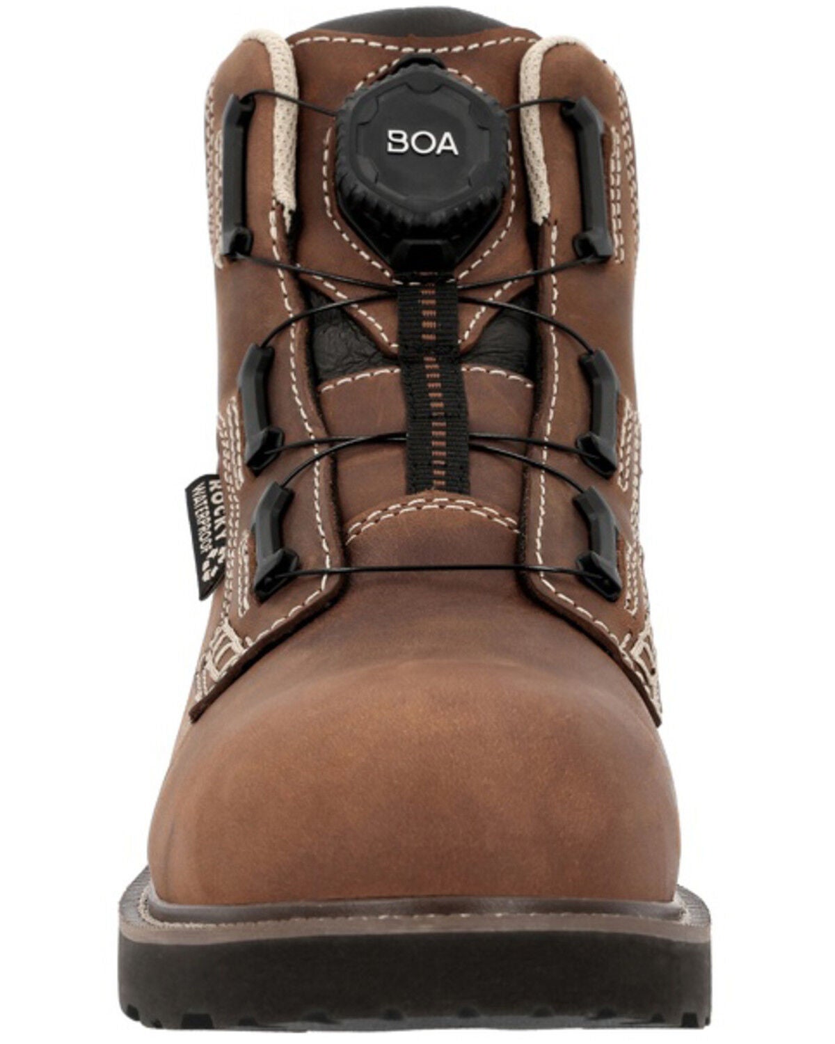Image #4 - Rocky Women's 6" Grindstone XTR BOA&reg; Work Boots - Composite Toe, Brown, hi-res
