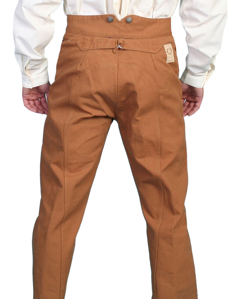 Wahmaker by Scully Canvas Saddle Seat Pants - Tall, Brown, hi-res