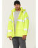 Image #1 - Forge Workwear Men's FR Hi-Vis Rain Work Jacket, Yellow, hi-res