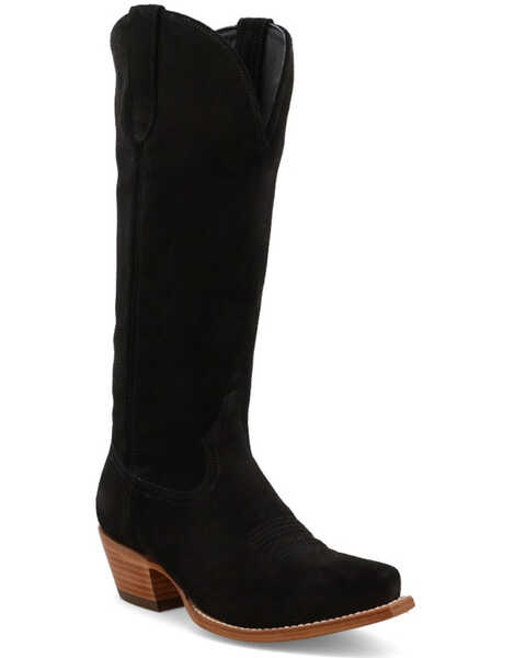 Black Star Women's Addison Tall Western Boots - Snip Toe , Black, hi-res