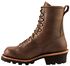 Image #3 - Chippewa Men's Lace-Up Waterproof 8" Logger Boots - Steel Toe, Bay Apache, hi-res