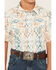 Image #3 - RANK 45&reg; Boys' Everglades 2.0 Southwestern Print Short Sleeve Snap Stretch Western Shirt, Ivory, hi-res