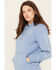 Image #2 - Carhartt Women's Relaxed Fit Midweight Graphic Hoodie , Light Blue, hi-res