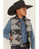 Image #2 - Cody James Boys' Sunset Reversible Jacquard Puffer Vest, Grey, hi-res