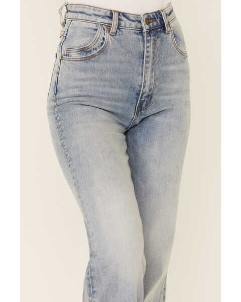 Image #2 - Rolla's Women's East Coast Medium Wash Flare Jeans, Blue, hi-res