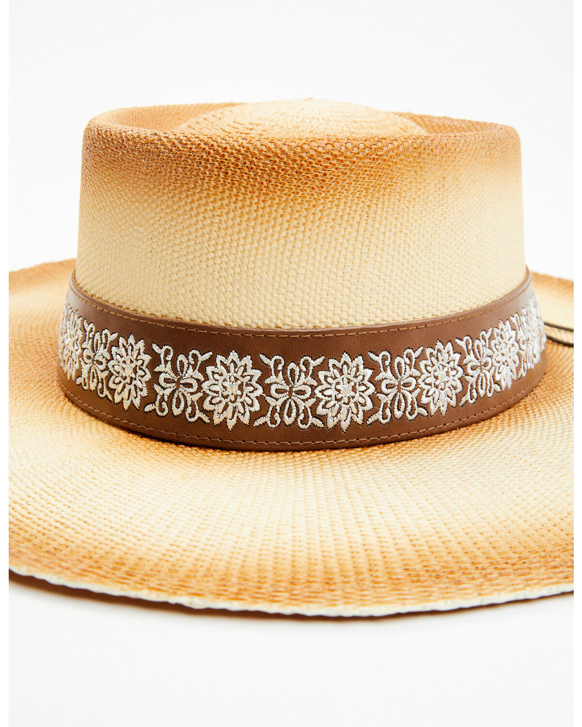 Image #2 - Shyanne Women's Croquette Straw Western Fashion Hat, Tan, hi-res