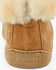 Minnetonka Men's Sheepskin Ankle Boots - Round Toe, Tan, hi-res
