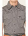 Image #3 - Cowboy Hardware Boys' Geo Print Short Sleeve Snap Western Shirt, Grey, hi-res