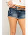 Image #1 - Shyanne Women's Rhinestone Border Belt, Brown, hi-res