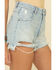 Rolla's Women's Distressed Light Wash Duster Shorts, Blue, hi-res