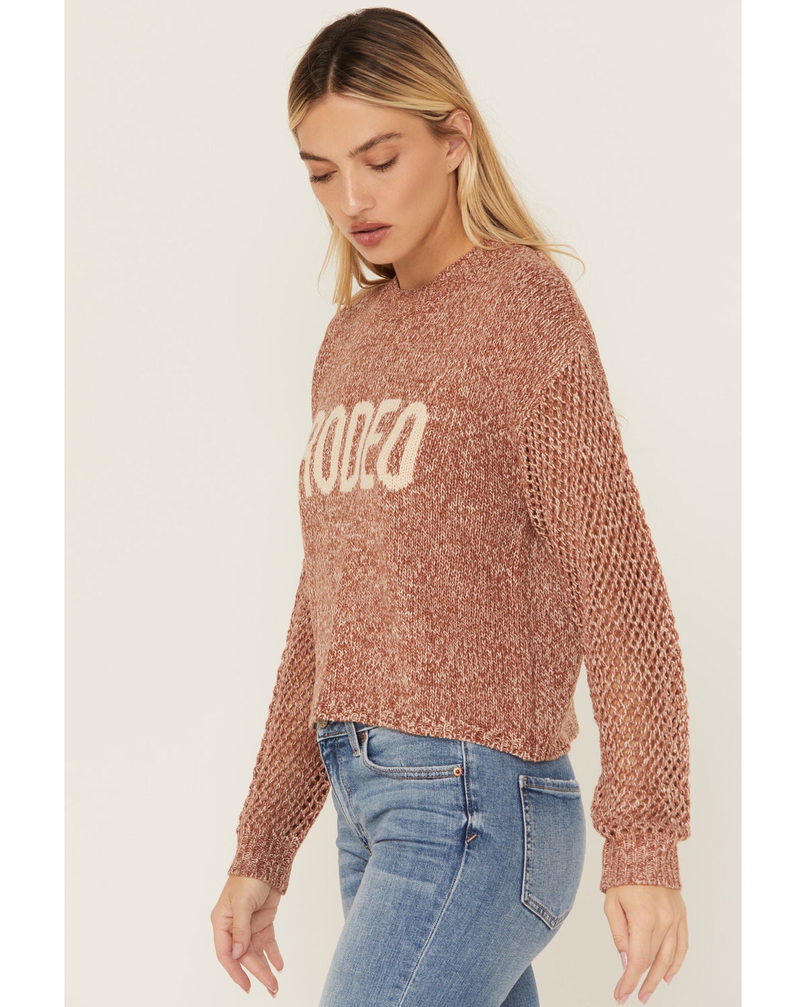 Product Name White Crow Women's Rodeo Open Weave Long Sleeve Sweater