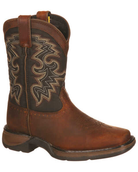 Image #1 - Durango Boys' Lil' Durango Western Boots - Square Toe, Brown, hi-res