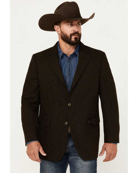 Image #1 - Cody James Men's Marled Tweed Sportcoat, Brown, hi-res