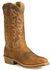 Image #1 - Double H Men's Gel Ice Work Boots - Steel Toe, Brown, hi-res