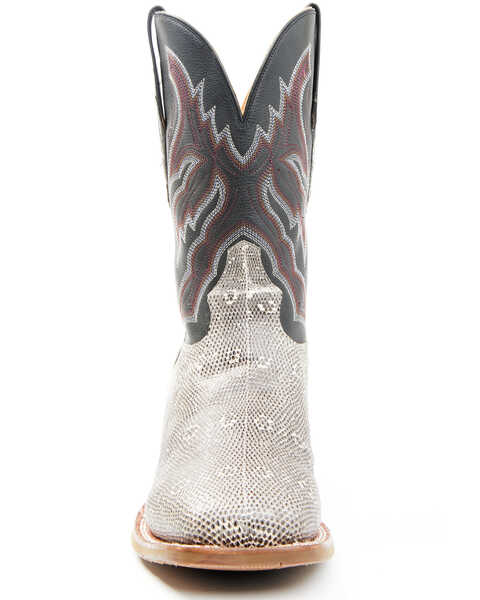 El Dorado Men's Natural Ring Tail Lizard Exotic Western Boots - Broad Square Toe, Natural, hi-res