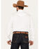 Image #4 - Rock 47 by Wrangler Men's Embroidered Long Sleeve Snap Western Shirt, White, hi-res