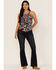 Image #2 - Idyllwind Women's Embroidered Handkerchief Tank, Turquoise, hi-res