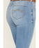 Image #4 - Ariat Women's Light Wash High Rise Camelia Bootcut Stretch Denim Jeans, Light Wash, hi-res