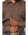 Image #3 - Cody James Men's Fireball Geo Print Long Sleeve Snap Western Shirt, Brown, hi-res