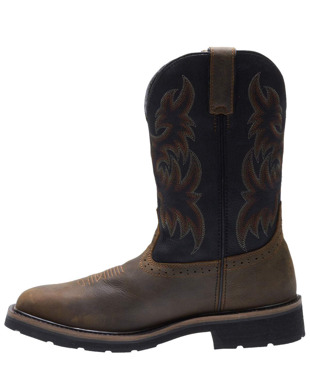 Image #3 - Wolverine Men's Rancher Waterproof Western Work Boots - Soft Toe, Black, hi-res