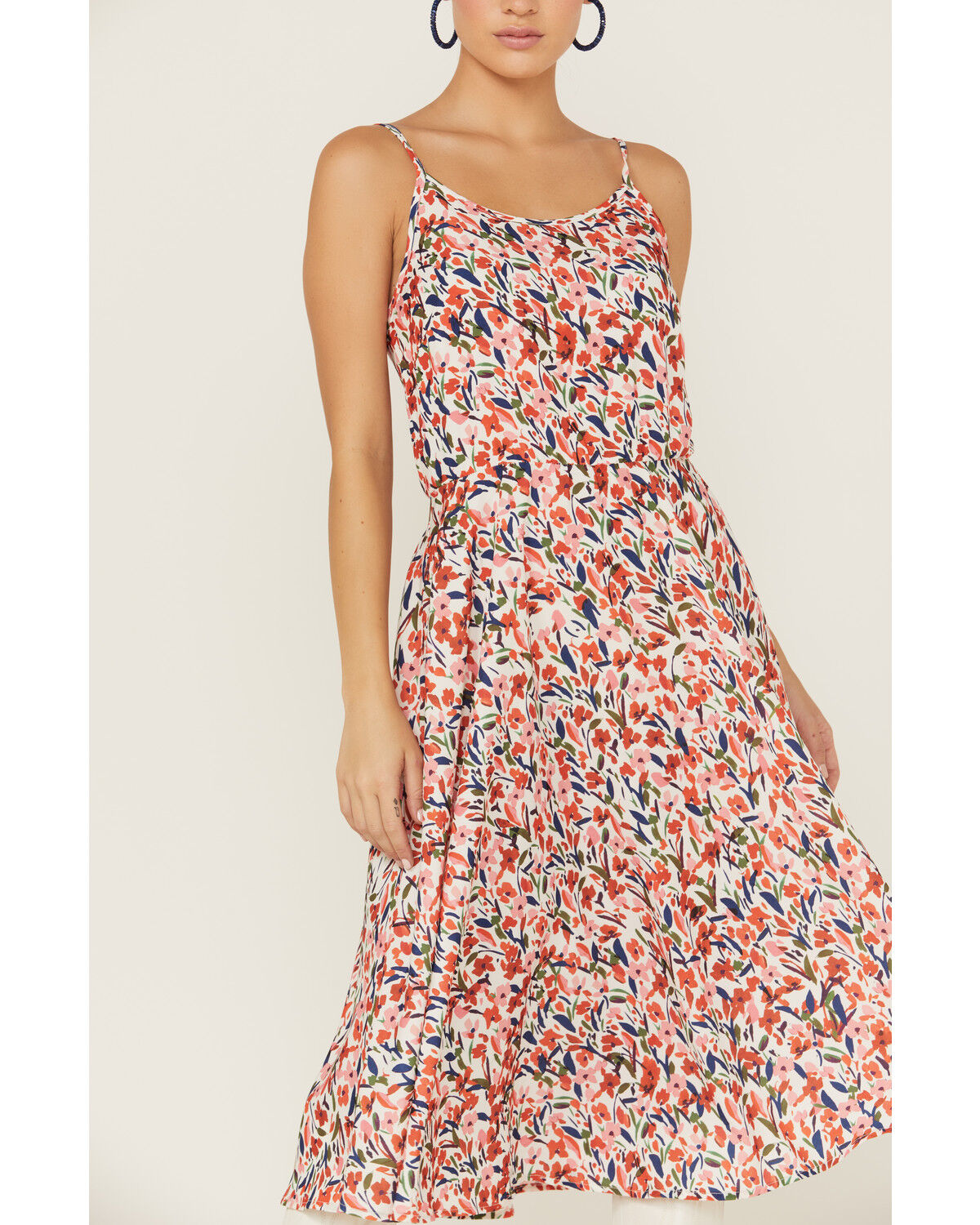 Image #2 - Molly Bracken Women's Floral Tie-Back Midi Dress, , hi-res