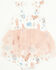 Image #1 - Angel Dear Infant Girls' Boots Tutu Tank Onsie, White, hi-res