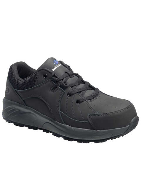 Image #1 - Nautilus Men's Work Shoes - Composite Toe, Black, hi-res