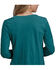Image #2 - Roper Women's Floral Southwestern Embroidered Long Sleeve Shirt, Teal, hi-res