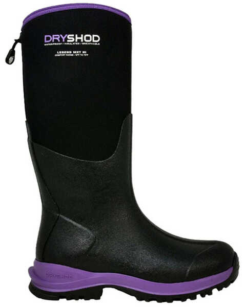 Dryshod Women's Legend MXT Adventure Rubber Boots - Soft Toe, Black, hi-res