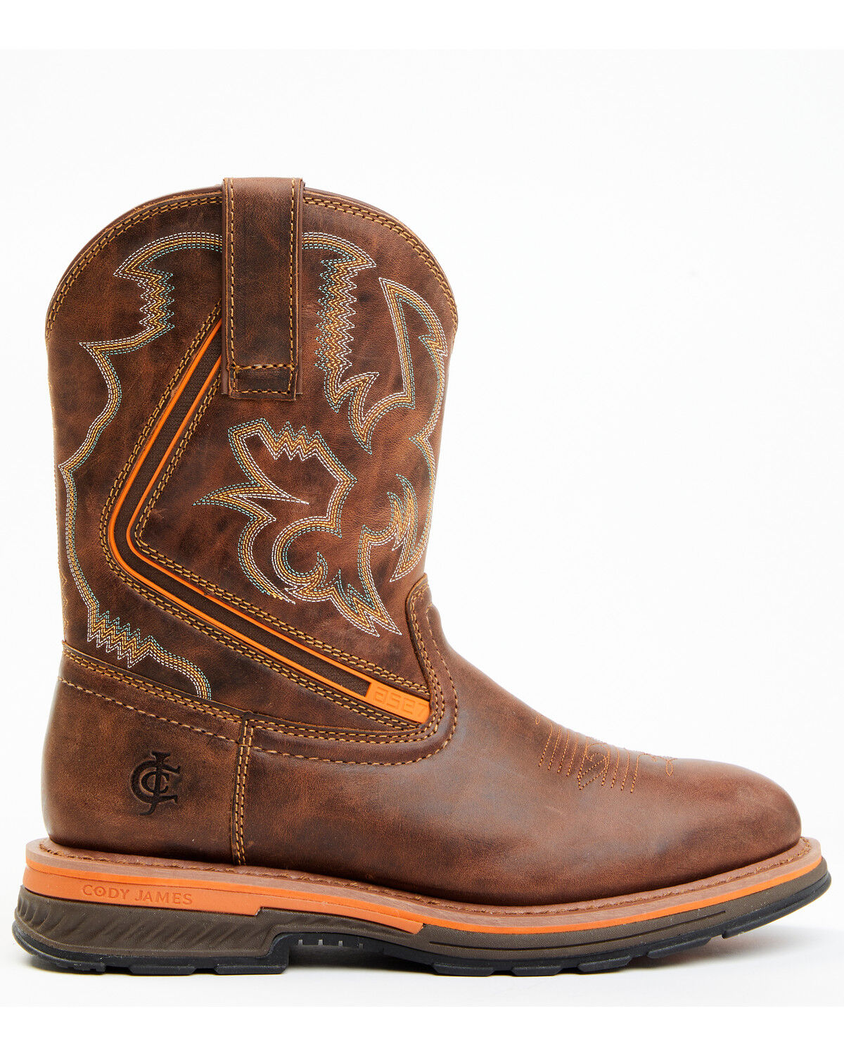 Image #2 - Cody James Men's Disruptor Tyche Chill Zone Soft Pull On Work Boots - Soft Toe, Brown, hi-res