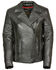 Image #1 - Milwaukee Leather Women's Braid & Stud Leather Jacket - 4X, Black, hi-res