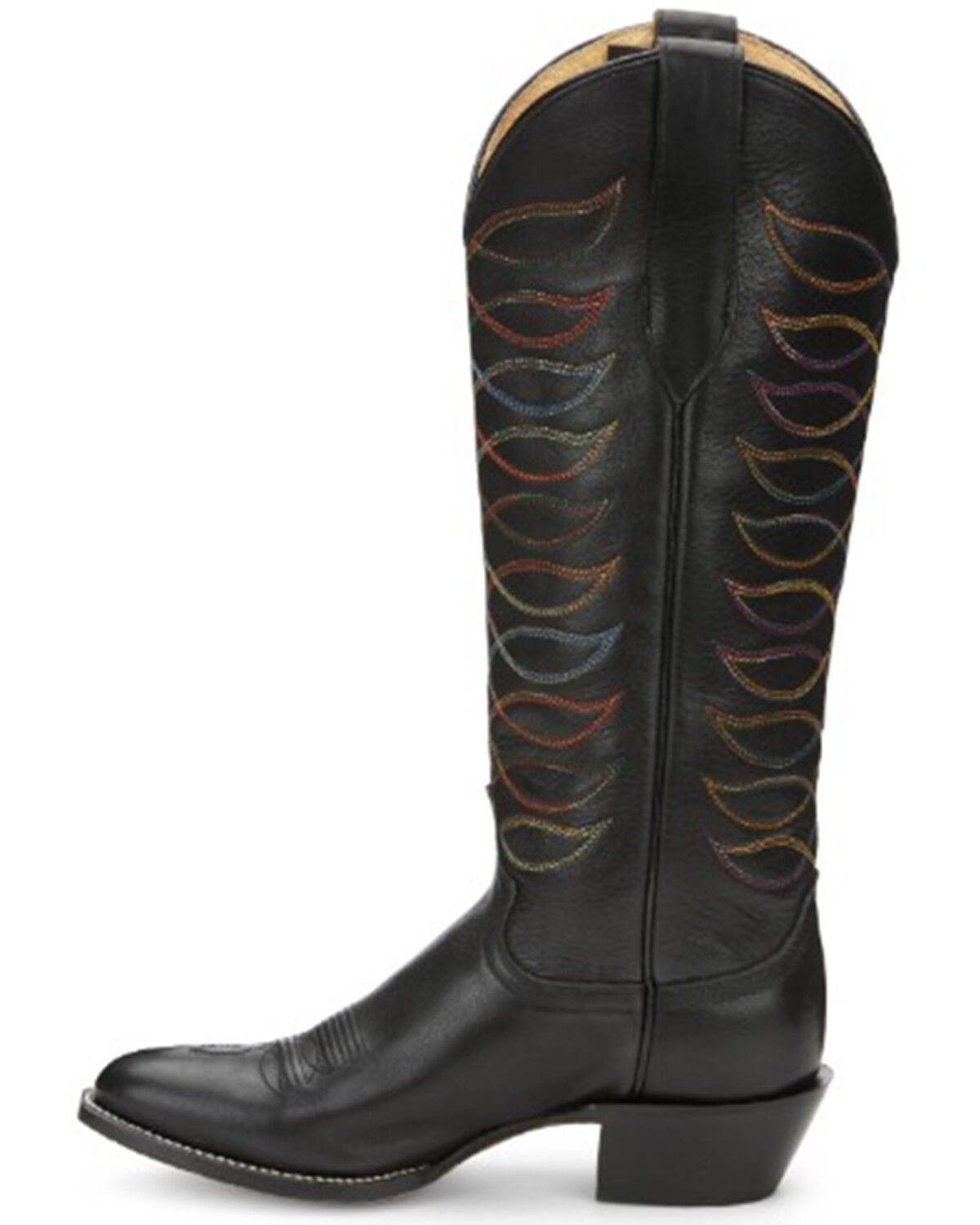 Image #3 - Justin Women's Whitley Western Boots - Round Toe, Black, hi-res