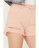 Rolla's Women's High Rise Layla Dusters Shorts, Pink, hi-res