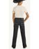 Image #1 - Rock & Roll Denim Boys' Bootcut Stretch Denim Jeans, Black, hi-res