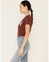 Image #5 - Bandit Brand Women's Rust Mountain Mama Graphic Tee, Rust Copper, hi-res