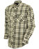 Image #4 - Outback Trading Co Men's Beau Plaid Print Long Sleeve Thermal Lined Western Shirt, Grey, hi-res