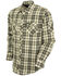 Image #4 - Outback Trading Co Men's Beau Plaid Print Long Sleeve Thermal Lined Western Shirt , Grey, hi-res