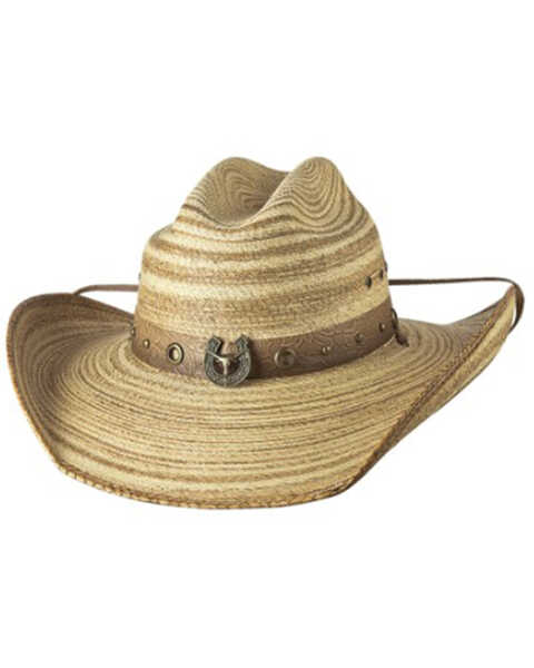 Bullhide Women's Ride or Die Straw Hat, Natural, hi-res