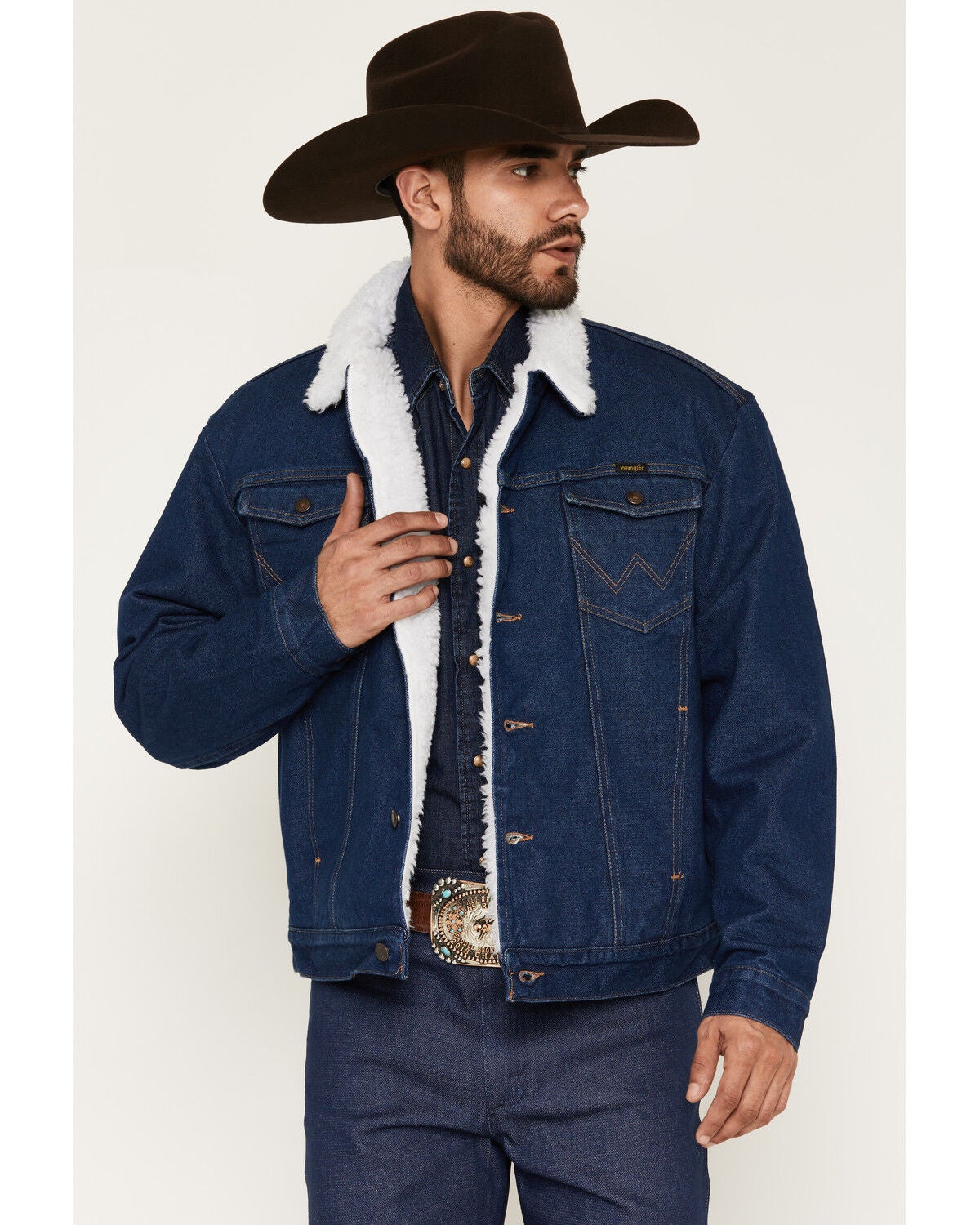 Product Name: Wrangler Men's Sherpa Lined Denim Jacket