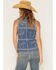 Image #4 - Blue B Women's Boot Barn Exclusive Embroidered Western Motif Denim Top, Medium Wash, hi-res